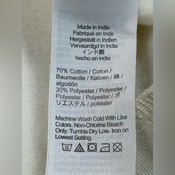 NWT J. Crew Factory Button Shoulder Pullover Women’s XL Cream Heritage - Picture 12 of 13